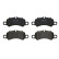 Brake pad set, disc brake P 65 041 Brembo, Thumbnail 3