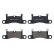 Brake Pad Set, disc brake P 65 042 Brembo