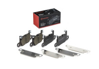 Brake pad set, disc brake P 65 044 Brembo