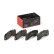 Brake pad set, disc brake P 65 045 Brembo