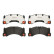 Brake pad set, disc brake P 65 046 Brembo, Thumbnail 3