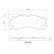 Brake pad set, disc brake P 65 048 Brembo, Thumbnail 3