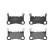 Brake pad set, disc brake P 65 050 ABS