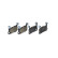 Brake pad set, disc brake P 65 050 Brembo, Thumbnail 2