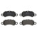 Brake pad set, disc brake P 65 052 Brembo, Thumbnail 3