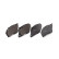 Brake pad set, disc brake P 65 057 Brembo