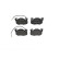 Brake Pad Set, disc brake P 68 010 Brembo, Thumbnail 3