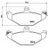 Brake Pad Set, disc brake P 68 017 Brembo, Thumbnail 2