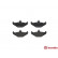 Brake Pad Set, disc brake P 68 017 Brembo, Thumbnail 3