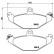 Brake Pad Set, disc brake P 68 017 Brembo, Thumbnail 3