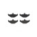 Brake Pad Set, disc brake P 68 017 Brembo, Thumbnail 3