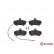 Brake Pad Set, disc brake P 68 019 Brembo, Thumbnail 2