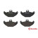 Brake Pad Set, disc brake P 68 021 Brembo, Thumbnail 2