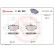 Brake Pad Set, disc brake P 68 022 Brembo, Thumbnail 2