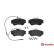 Brake Pad Set, disc brake P 68 023 Brembo, Thumbnail 2