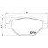 Brake Pad Set, disc brake P 68 031 Brembo, Thumbnail 3