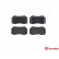 Brake Pad Set, disc brake P 68 036 Brembo, Thumbnail 3