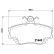 Brake Pad Set, disc brake P 68 038 Brembo, Thumbnail 3