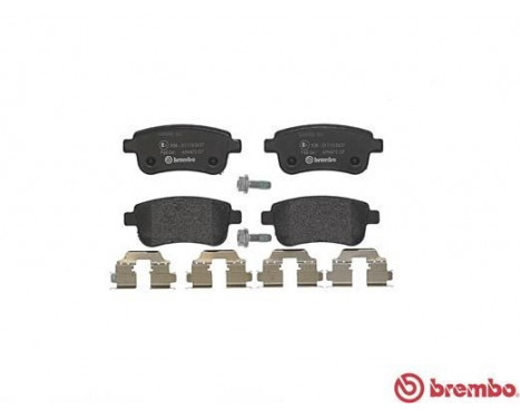 Brake Pad Set, disc brake P 68 041 Brembo, Image 2