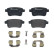 Brake Pad Set, disc brake P 68 043 Brembo, Thumbnail 3