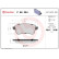 Brake Pad Set, disc brake P 68 064 Brembo, Thumbnail 3