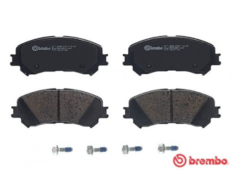 Brake Pad Set, disc brake P 68 067 Brembo, Image 2