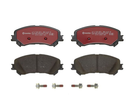 Brake pad set, disc brake P 68 067X Brembo, Image 4