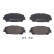 Brake Pad Set, disc brake P 68 071 Brembo, Thumbnail 2