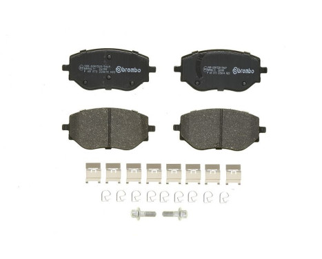 Brake pad set, disc brake P 68 073 Brembo, Image 4