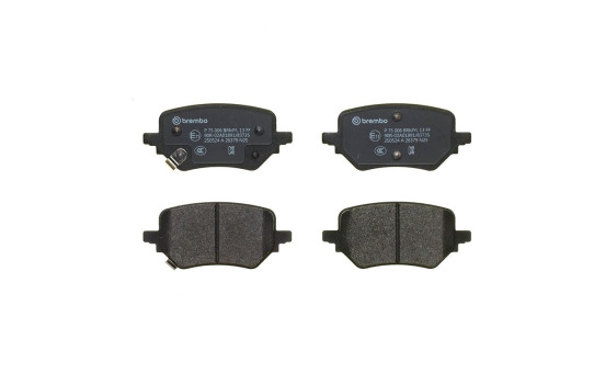 Brake pad set, disc brake P 75 006 Brembo, Image 3