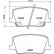 Brake Pad Set, disc brake P 77 003 Brembo