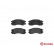 Brake Pad Set, disc brake P 78 004 Brembo, Thumbnail 2