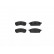 Brake Pad Set, disc brake P 78 008 Brembo