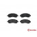 Brake Pad Set, disc brake P 78 009 Brembo, Thumbnail 3