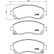 Brake Pad Set, disc brake P 78 009 Brembo, Thumbnail 3