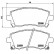 Brake Pad Set, disc brake P 78 010 Brembo, Thumbnail 2