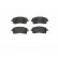 Brake Pad Set, disc brake P 78 010 Brembo