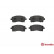 Brake Pad Set, disc brake P 78 010 Brembo, Thumbnail 3