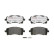 Brake pad set, disc brake P 78 010X Brembo, Thumbnail 2