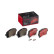 Brake pad set, disc brake P 78 010X Brembo, Thumbnail 2