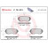 Brake Pad Set, disc brake P 78 013 Brembo, Thumbnail 3