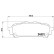 Brake Pad Set, disc brake P 78 014 Brembo, Thumbnail 3
