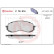 Brake Pad Set, disc brake P 78 015 Brembo, Thumbnail 3