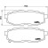 Brake Pad Set, disc brake P 78 018 Brembo, Thumbnail 3