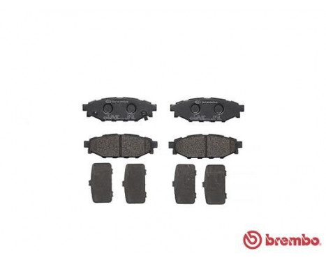 Brake Pad Set, disc brake P 78 020 Brembo, Image 3