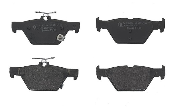 Brake Pad Set, disc brake P 78 026 Brembo, Image 3