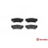 Brake Pad Set, disc brake P 79 008 Brembo, Thumbnail 2