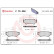 Brake Pad Set, disc brake P 79 008 Brembo, Thumbnail 3