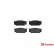 Brake Pad Set, disc brake P 79 023 Brembo, Thumbnail 2