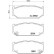 Brake Pad Set, disc brake P 79 031 Brembo, Thumbnail 2